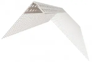 Coltar din aluminiu si PVC cu plasa WDVS