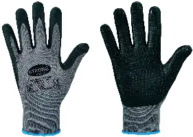 Mănuși din tricot fin HANDAN STRONGHAND®, gri, EN388 + EN407, M9, VPE120, Z061309