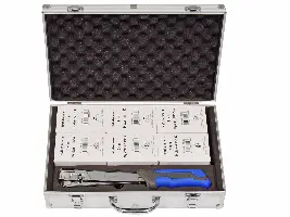 Hammertacker-Set HAWE 11 mit 6 Pack Heftklammern 9mm im Alukoffer, Z08710