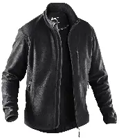 Fleecejacke KÜBLER WEATHER schwarz 245 g/m² Gr. XS, Z124299XS