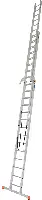 Vielzweckleiter Alu KRAUSE® MONTO® 3x14 Sprossen 4,10-10,25m, o. Treppenf., Gew. 31,5kg, Z129727