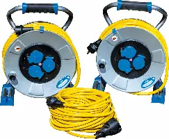 Tambur metalic pentru cablu / set cablu prelungitor POWERTEAM 4AT, tip 3G1,5, Z19134