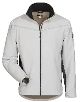 Softshell-Jacke LAURIN CRAFTLAND®, weiß/grau, Gr. M, VPE5, Z19972M