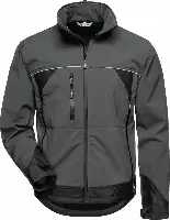Jachetă Softshell BETA ELYSEE®, gri/negru, Măr. XXL, UA10, Z20002XXL