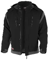 Winter-Softshell-Jacke QUALITEX PRO, schwarz/grau, Gr. XL, VPE10, Z201045XL