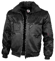 Jachetă pilot QUALITEX, neagră, 265 g/m², mărime L, Z23618L