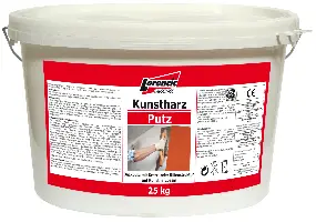 Kunstharzputz Rille 3,0mm, farbig, Verbrauch 3,6kg/m², 25kg/Kübel, 32Kübel/Pal, Z2510725LO