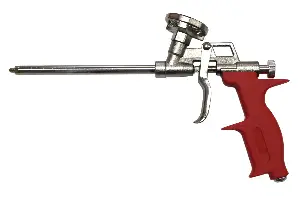 Pistol pentru aplicat spumă, NS, din metal, cu mâner roşu, Z33208LO