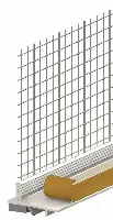 Profil pentru usi si ferestre, 10mm, cu material textil, DL, 2,5 ml/bara 60bare/cutie 21cutii/palet, Z3798250LO