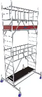 Alu-Rollgerüst KRAUSE® MONTO® PROTEC® Breitaufbau 2,00x0,60m, AH= 5,30m, Z940124
