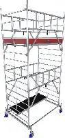 Alu-Rollgerüst KRAUSE® MONTO® PROTEC® XXL Breitaufbau 2,00x1,20m, AH= 5,30m, Z945129