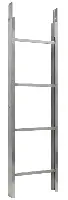 Element de scară, 150/200kg, 2m, cu piuliţe inelare, cuplat, GEDA Lift 200/250, ZG3378