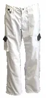 Pantaloni LO-PROTEC alb/gri 245 g/m² Marime 56 5buc/cutie, ZLO-PROTEC-BH56