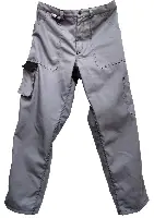 Pantaloni LO-PROTEC gri/negru 245 g/m² Marime 50 5buc/cutie, ZLO-PROTGBBH50