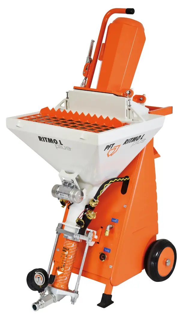 Mischpumpe PFT RITMO L PLUS FC 2,4kW 230V, SD 6-3 SOFT inkl. Zubehör, Z00662714