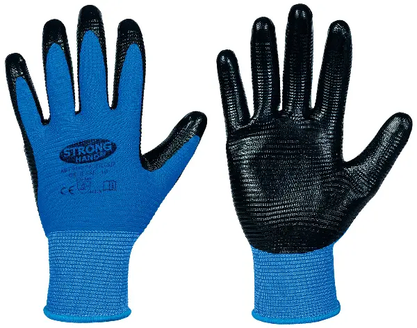 Mănușă din tricot fin PROFILGRIP STRONGHAND®, albastră, EN388, mărime. 8 PU120, Z058208