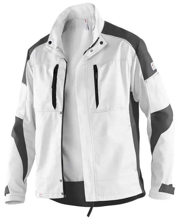 Bundjacke KÜBLER ACTIVIQ weiß/anthrazit 270 g/m² Gr. S, Z12501097S