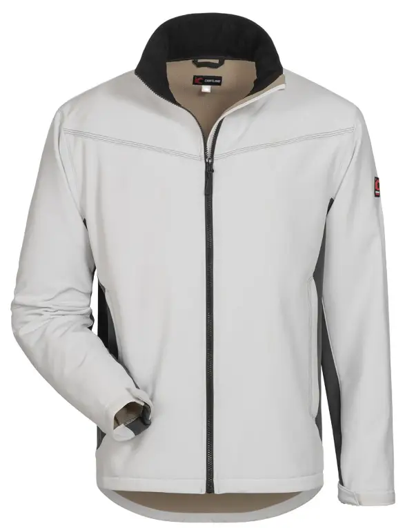 Softshell-Jacke LAURIN CRAFTLAND®, weiß/grau, Gr. XXL, VPE5, Z19972XXL