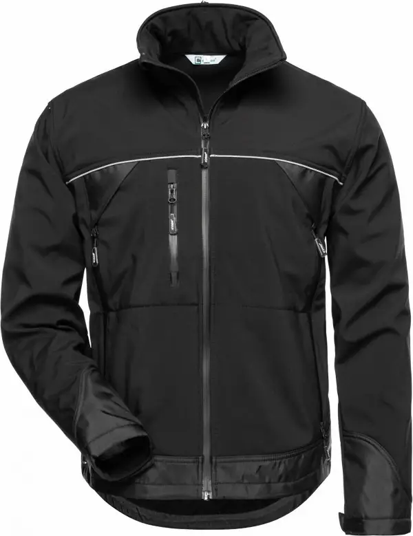 Jachetă Softshell ALPHA ELYSEE®, negru/negru, Măr. XXL, UA10, Z20001XXL