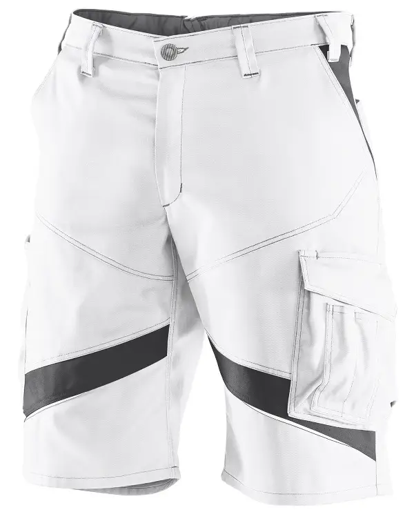Arbeitsshorts KÜBLER ACTIVIQ weiß/anthrazit 270 g/m² Gr. 52, Z2450109752