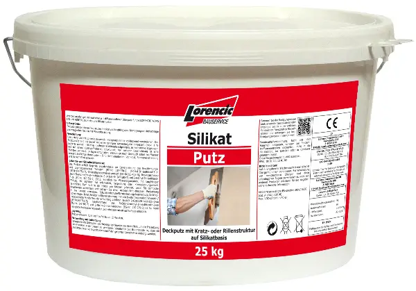 Silikatputz Kratz 3,0mm, farbig, Verbrauch 3,9kg/m², 25kg/Kübel, 32Kübel/Pal, Z2530525LO