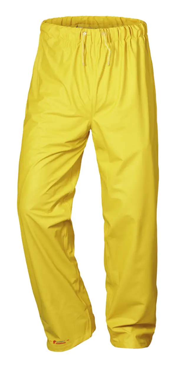 Pantaloni de ploaie din PU KARLSKRONA, galbeni, 190 g/m², mărimea XL, UA20, Z26424XL