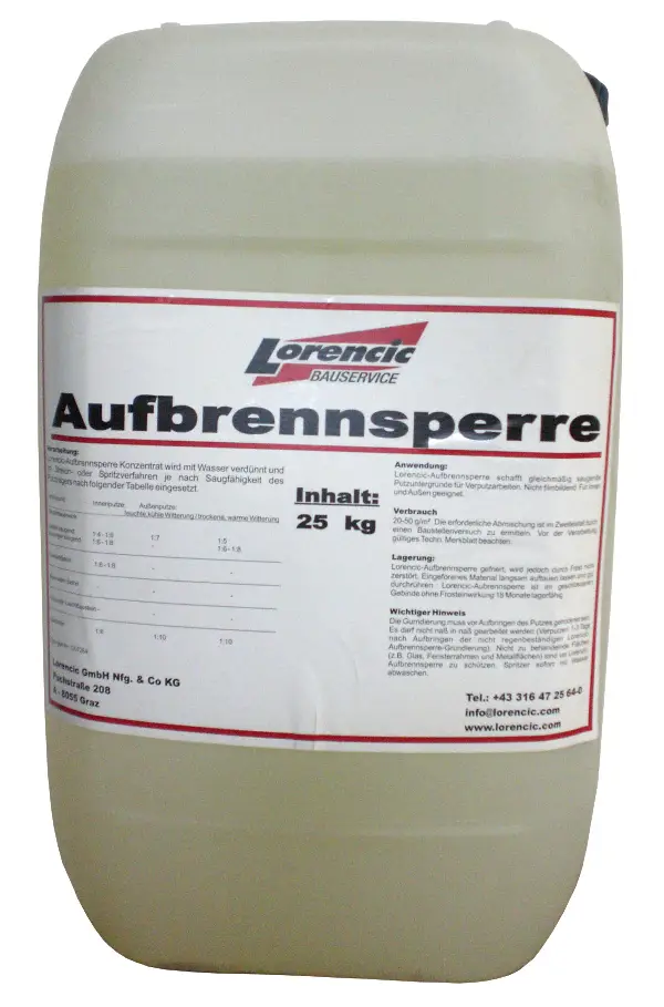 Soluţie de incombustibilizare, 25 kg/bidon, 28 bidoane/palet ***Pericol de îngheţ începând cu 0°C***, Z335LO