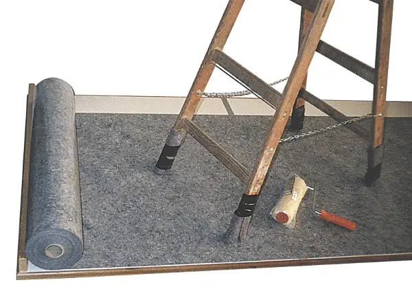 Abdeckvlies mit Folie PROFESSIONAL 2m x 50m / 270g rutschfest 12Roll/Pal, Z470051LO