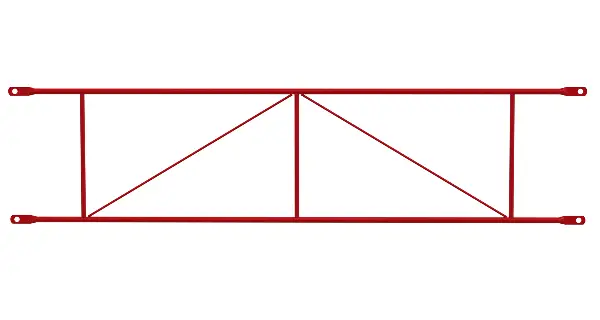 Balustradă dublă, modul, 32G, 2,50m, vopsită, 10kg, Z48132