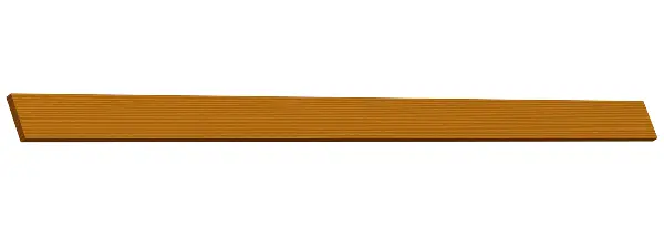 Scândură 55G pentru protecţia piciorului, 3m, Z48155