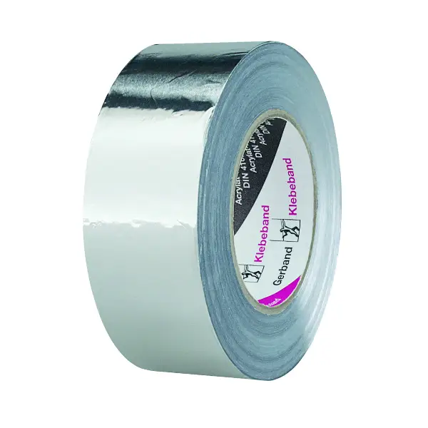 Bandă adezivă din aluminiu GB 705, neinflamabilă, 100mm x 100m, UA12, Z705100
