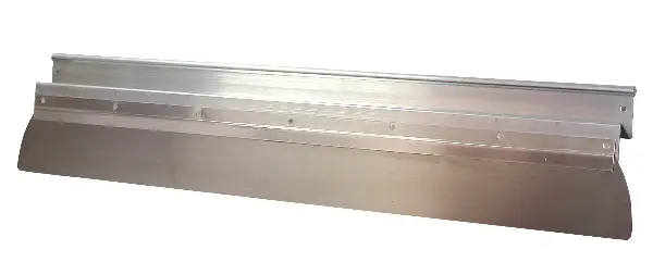 Şpaclu de netezit gletul, profil Z, aluminiu, natur, 120cm, cu lamă 80x0,5mm, Z7666R1208LO