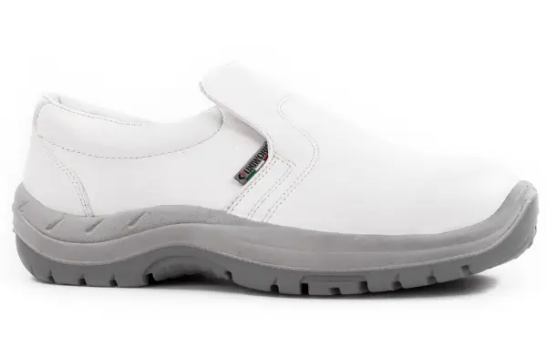 Sicherheits-Slipper PLUTONE, weiß, nieder, EN ISO 20345:2011 S2 SRC, Gr. 43, ZCE1143