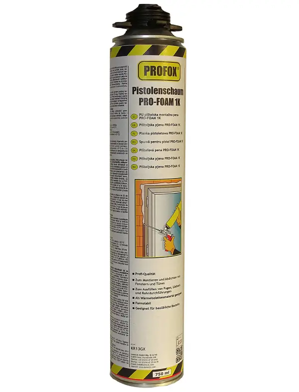 =§= Spuma pistol PRO-FOAM 1K 750ml 12buc/cutie 70cutii/pal, ZKR13GX