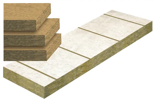 Mineralwolle Putzträgerplatte 034 28cm, 1200x400mm, 0,48m²/Paket 8Pakete/Pal, ZMWPT28