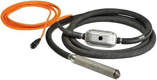 Vibrator intern pentru beton LAIER, de înaltă frecvenţă, diametru 68 mm, cu convertizor de frecvenţă integrat, 230V, ZUL68